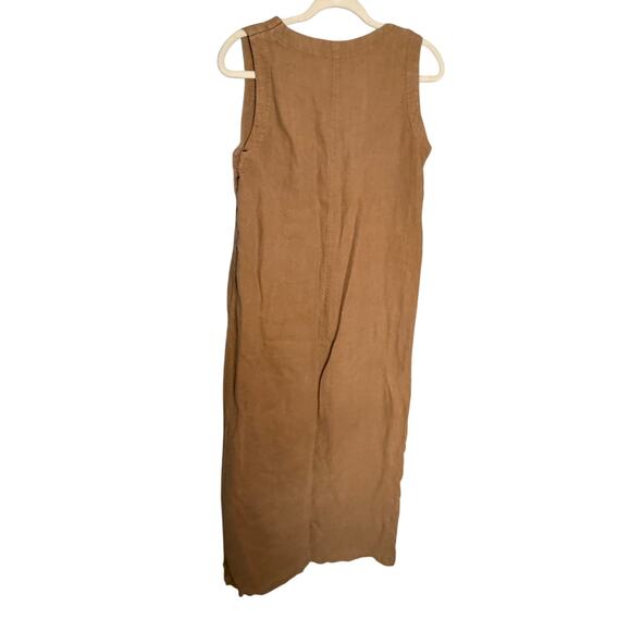 Cali Cali sleeveless tan linen dress - Picture 8 of 8
